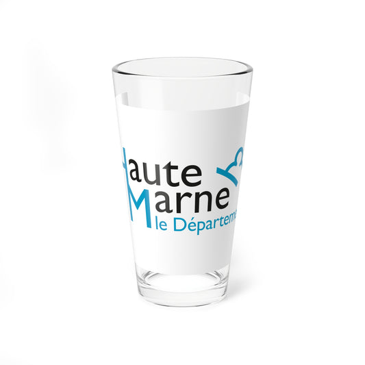 Flag of the Department of Haute-Marne (France) Pint Glass 16oz