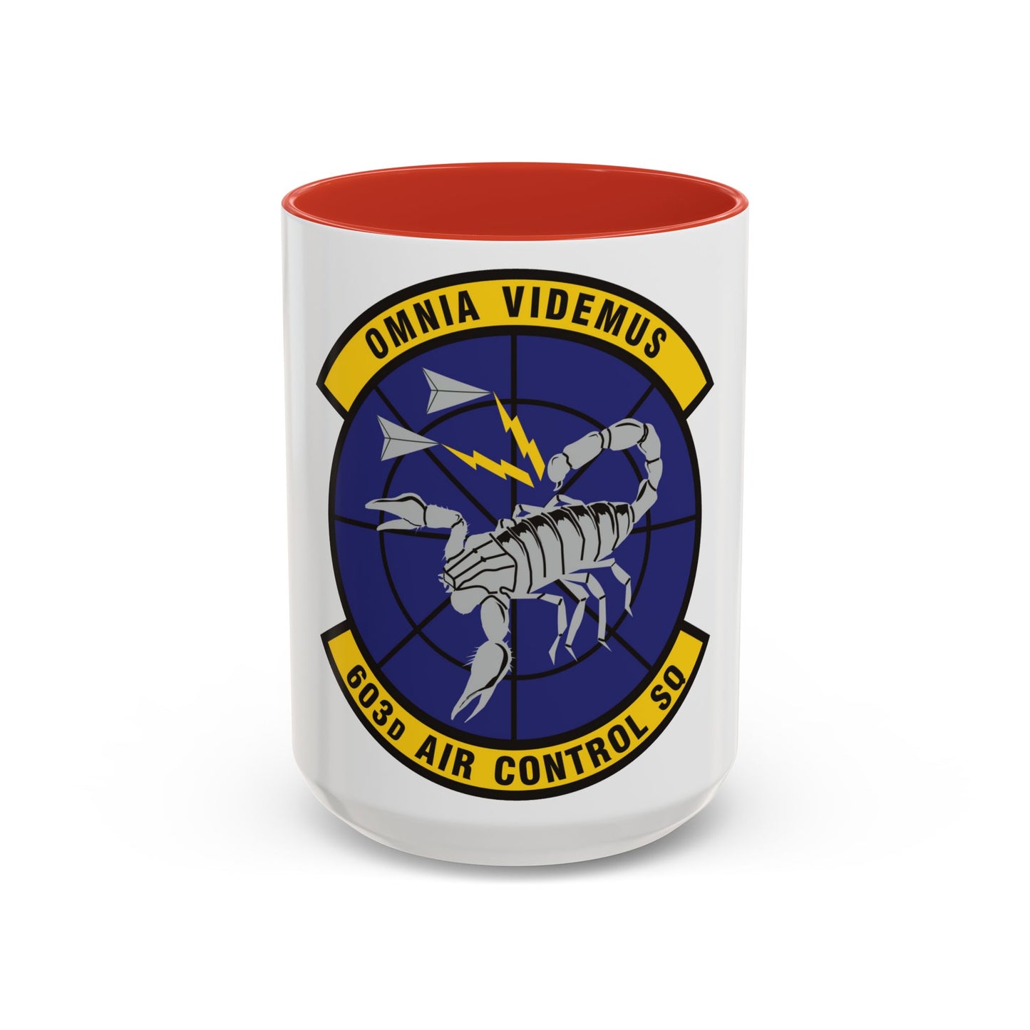 603d Air Control Squadron (U.S. Air Force) Accent Coffee Mug