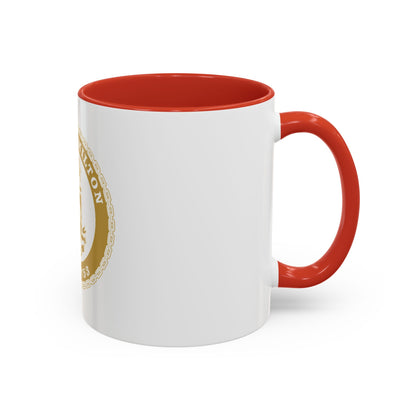 USCGC Hamilton WMSL 753 GOLD (U.S. Coast Guard) Accent Coffee Mug