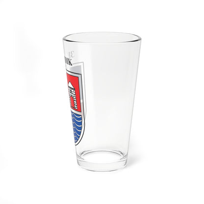 Coat of arms of Zvornik (Bosnia and Herzegovina) (Coat of Arms) Pint Glass 16oz