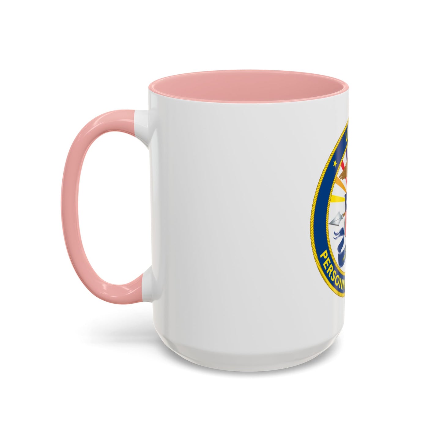 USCG Personnel Command (U.S. Coast Guard) Accent Coffee Mug