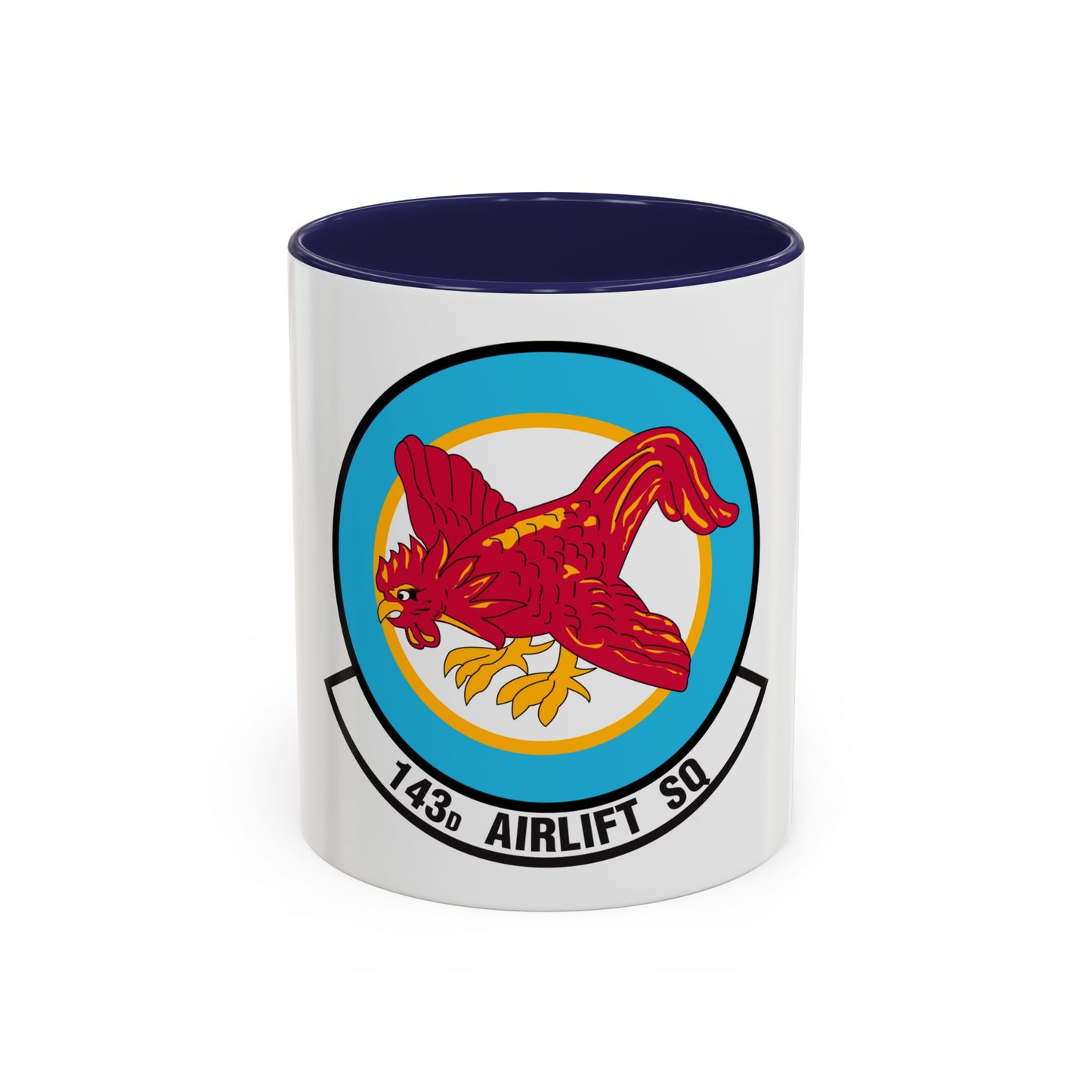 143 Airlift Squadron (U.S. Air Force) Accent Coffee Mug