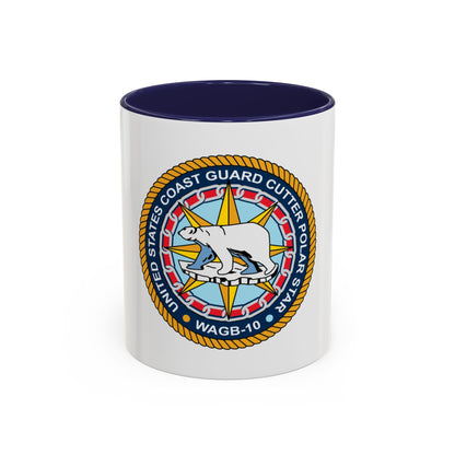 USCGC Polar Star WAGB 10 (U.S. Coast Guard) Accent Coffee Mug