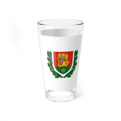 Flag of Sumegcsehi (Hungary) Pint Glass 16oz