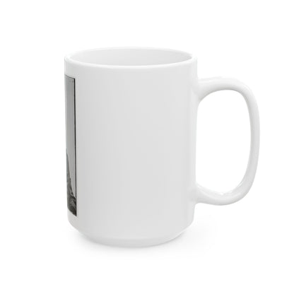 Portrait Of Maj. Gen. Jefferson Davis, Officer Of The Federal Army (U.S. Civil War) White Coffee Mug