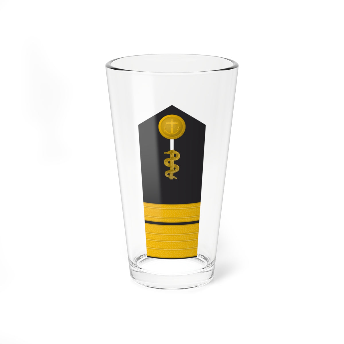 MDS 62b Admiralstabsarzt San HM L (Military Rank) Pint Glass 16oz