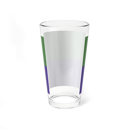 Flag of Hermann Missouri (United States) Pint Glass 16oz