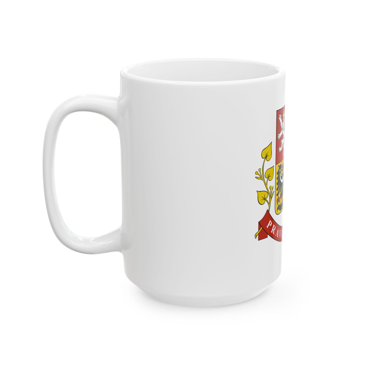Greater coat of arms of the Czech Republic (Presidential version) - White Coffee Mug