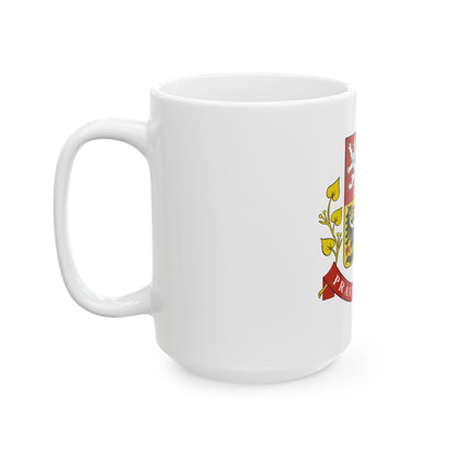 Greater coat of arms of the Czech Republic (Presidential version) - White Coffee Mug