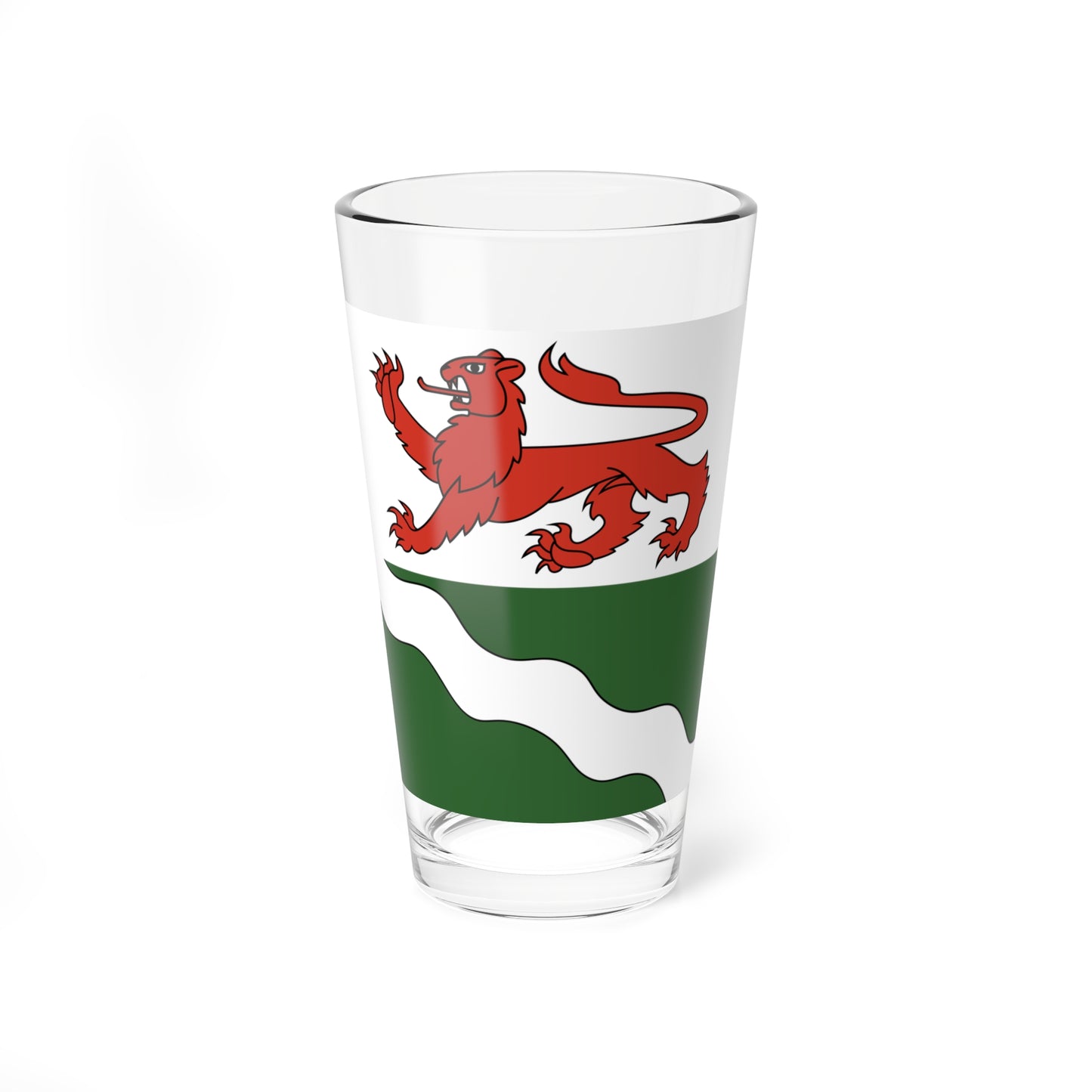 CHE Mattenbach Flag (Switzerland) Pint Glass 16oz