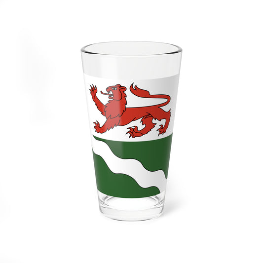 CHE Mattenbach Flag (Switzerland) Pint Glass 16oz