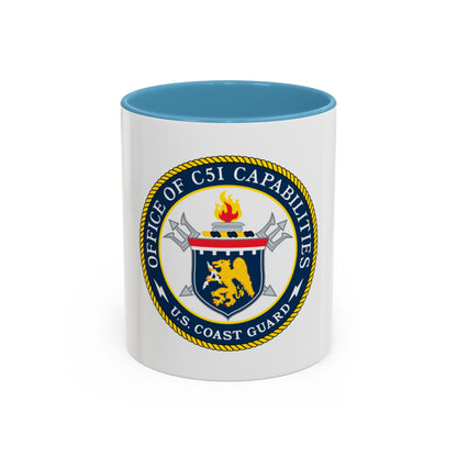 CG 761 Office of C5I Capabilities (U.S. Coast Guard) Accent Coffee Mug