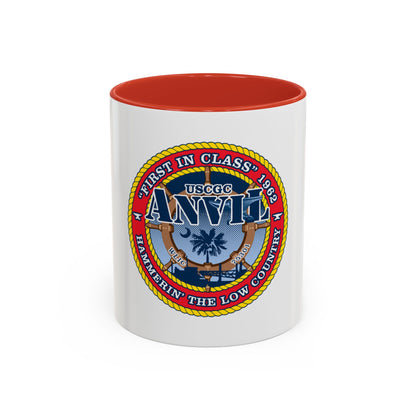 USCGC Anvil WLIC 75301 (U.S. Coast Guard) Accent Coffee Mug