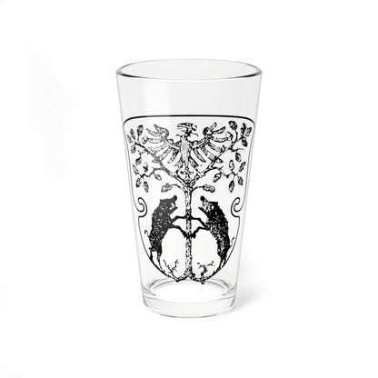 Eberswalde-coat-of-arms-1892-vector-clip-art (Germany) (Coat of Arms) Pint Glass 16oz