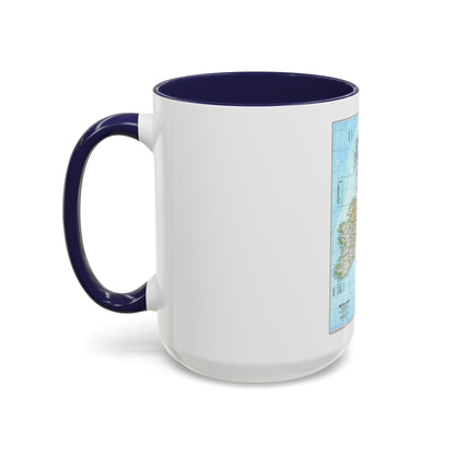 British Isles (1979) (Map) Accent Coffee Mug