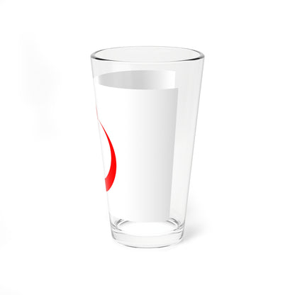 Flag of Manazuru Kanagawa (Japan) Pint Glass 16oz