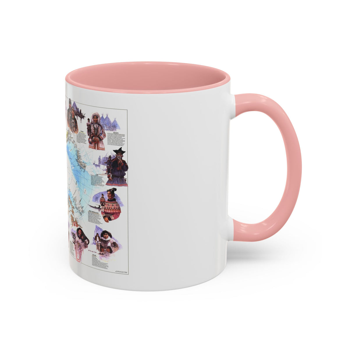 Arctic - Peoples of the (1983) (Map) Accent Coffee Mug