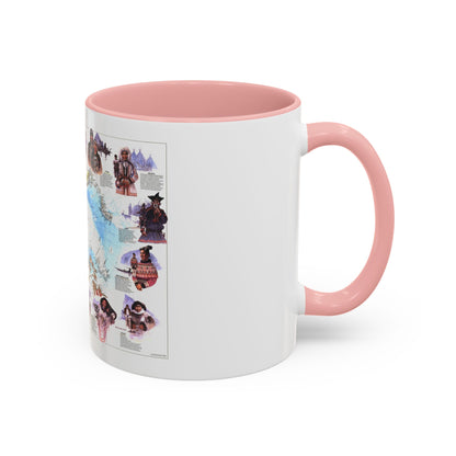 Arctic - Peoples of the (1983) (Map) Accent Coffee Mug