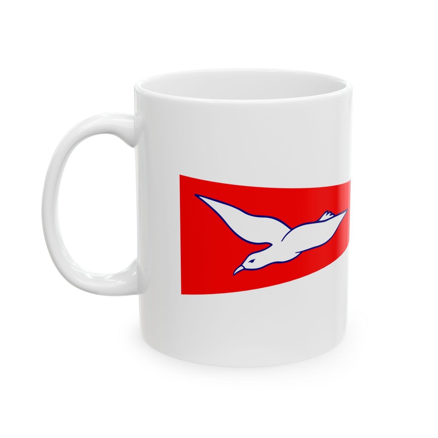 DHH Deutscher Hochseesportverband Hansa e. V. Logo (Germany) White Coffee Mug