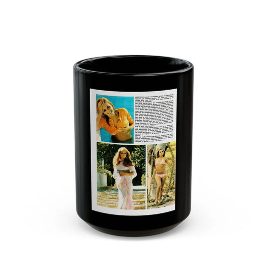 Julie Ege #202 (Vintage Female Icon) Black Coffee Mug-15oz-Go Mug Yourself