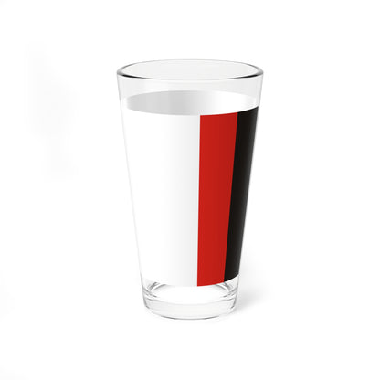 Flag of Komlo (Hungary) Pint Glass 16oz