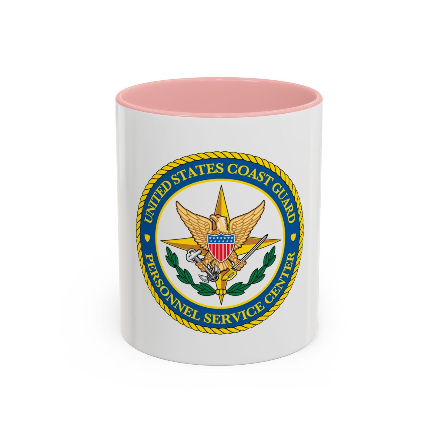 USCG Personnel Service Center (U.S. Coast Guard) Accent Coffee Mug