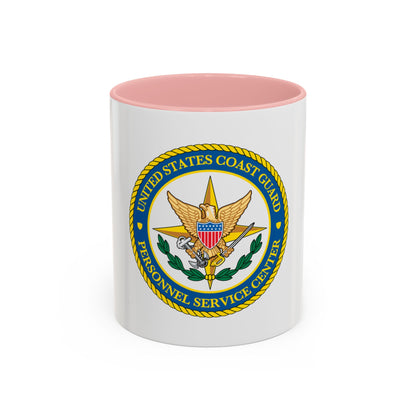 USCG Personnel Service Center (U.S. Coast Guard) Accent Coffee Mug