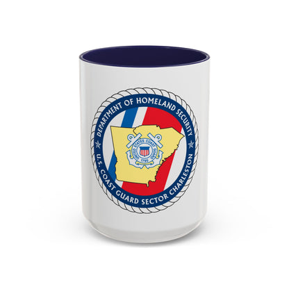 USCG Sector Charleston   DHS (U.S. Coast Guard) Accent Coffee Mug