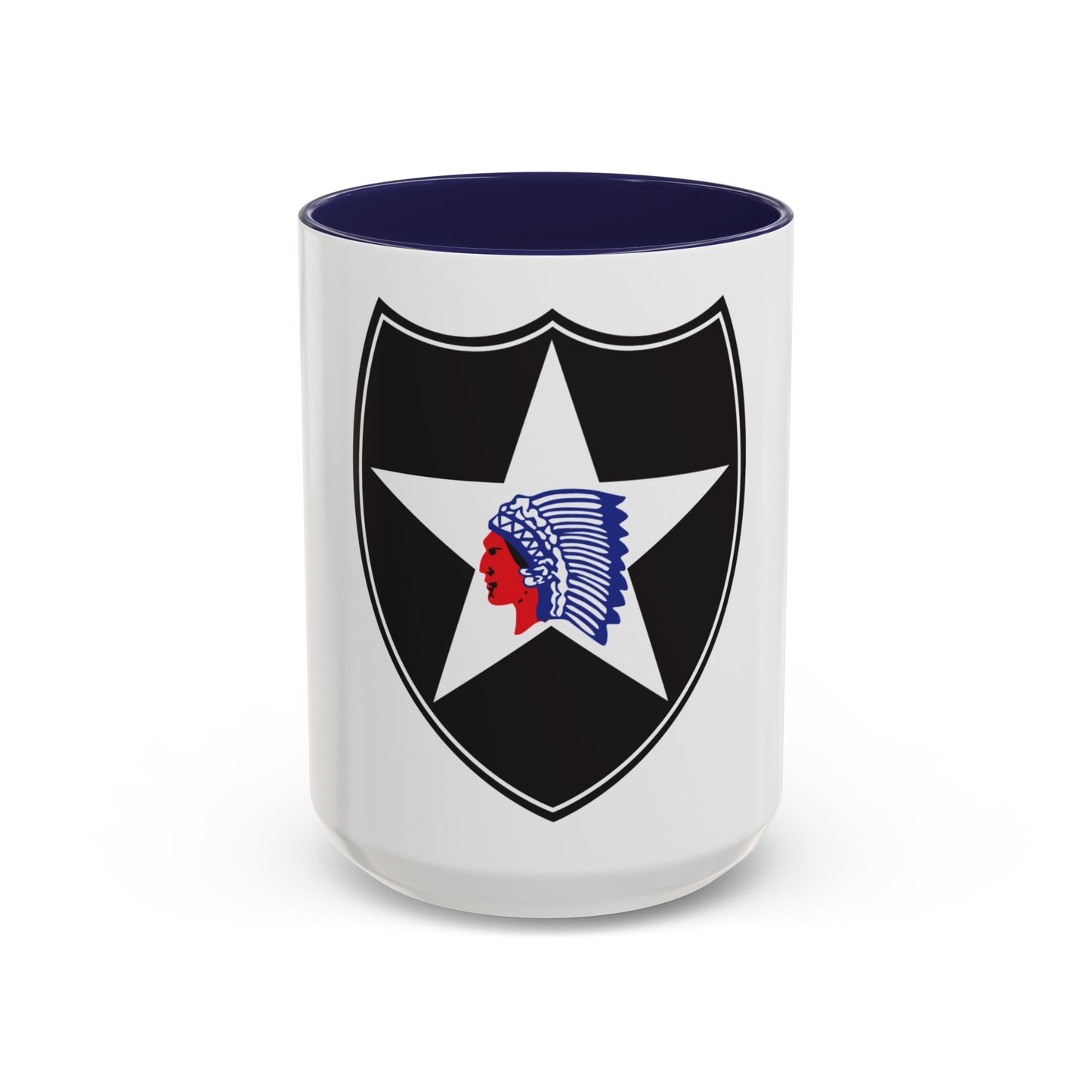 2nd Infantry Division (U.S. Army) Accent Coffee Mug