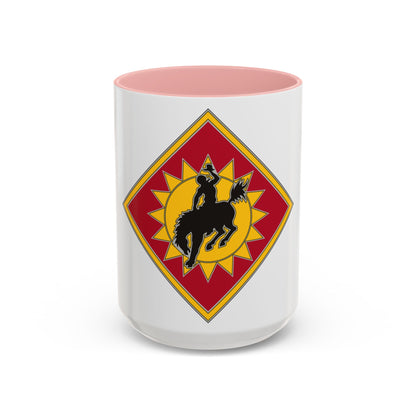 115th Field Artillery Brigade (U.S. Army) Accent Coffee Mug