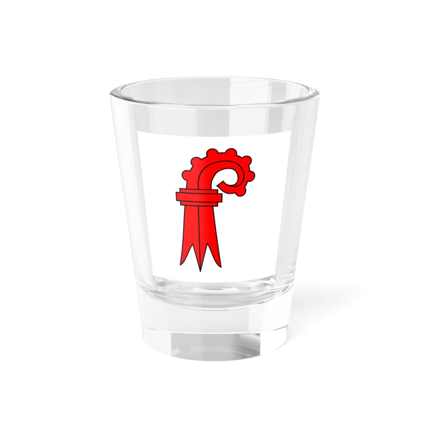 Flag of Canton of Basel-Landschaft (Switzerland) Shot Glass 1.5oz