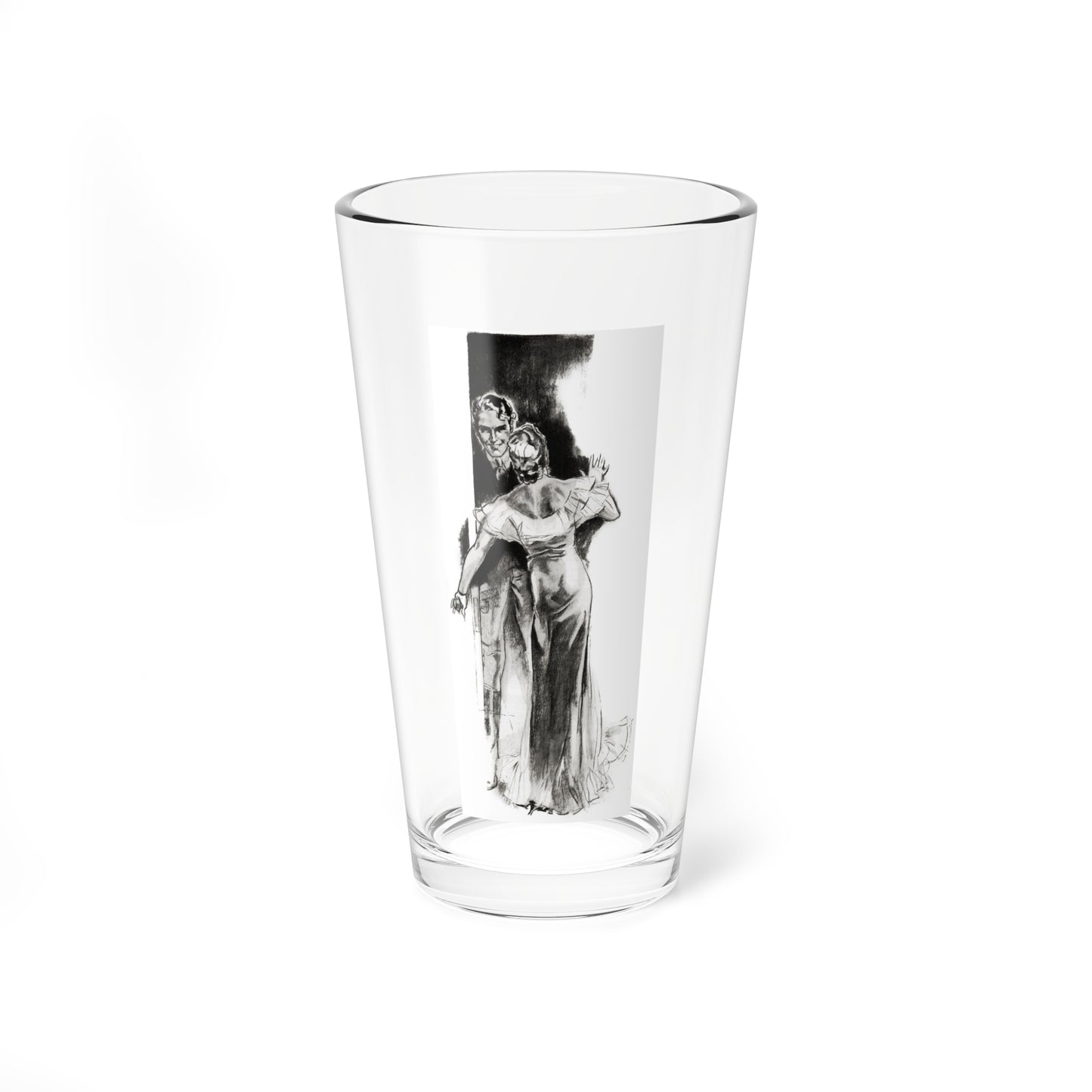 The Footprints of Diane Le Mar (2), The Delineator, October 1932 (Magazine Illustration) Pint Glass 16oz