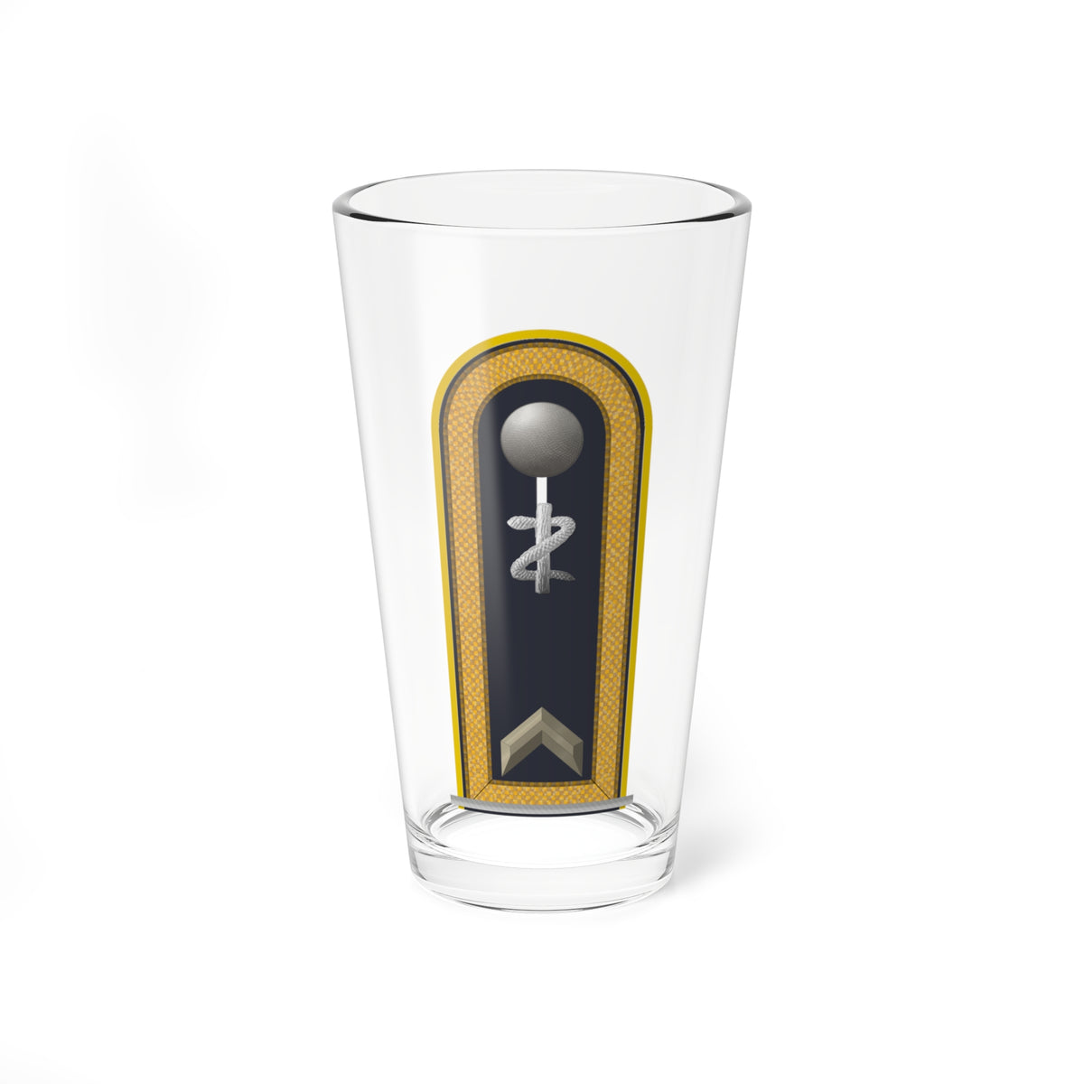 LD B 31a Fähnrich SanOA ZM L (Military Rank) Pint Glass 16oz