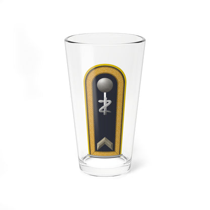 LD B 31a Fähnrich SanOA ZM L (Military Rank) Pint Glass 16oz