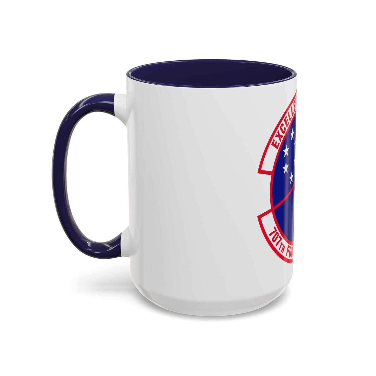 707 Force Support Squadron AFISRA (U.S. Air Force) Accent Coffee Mug