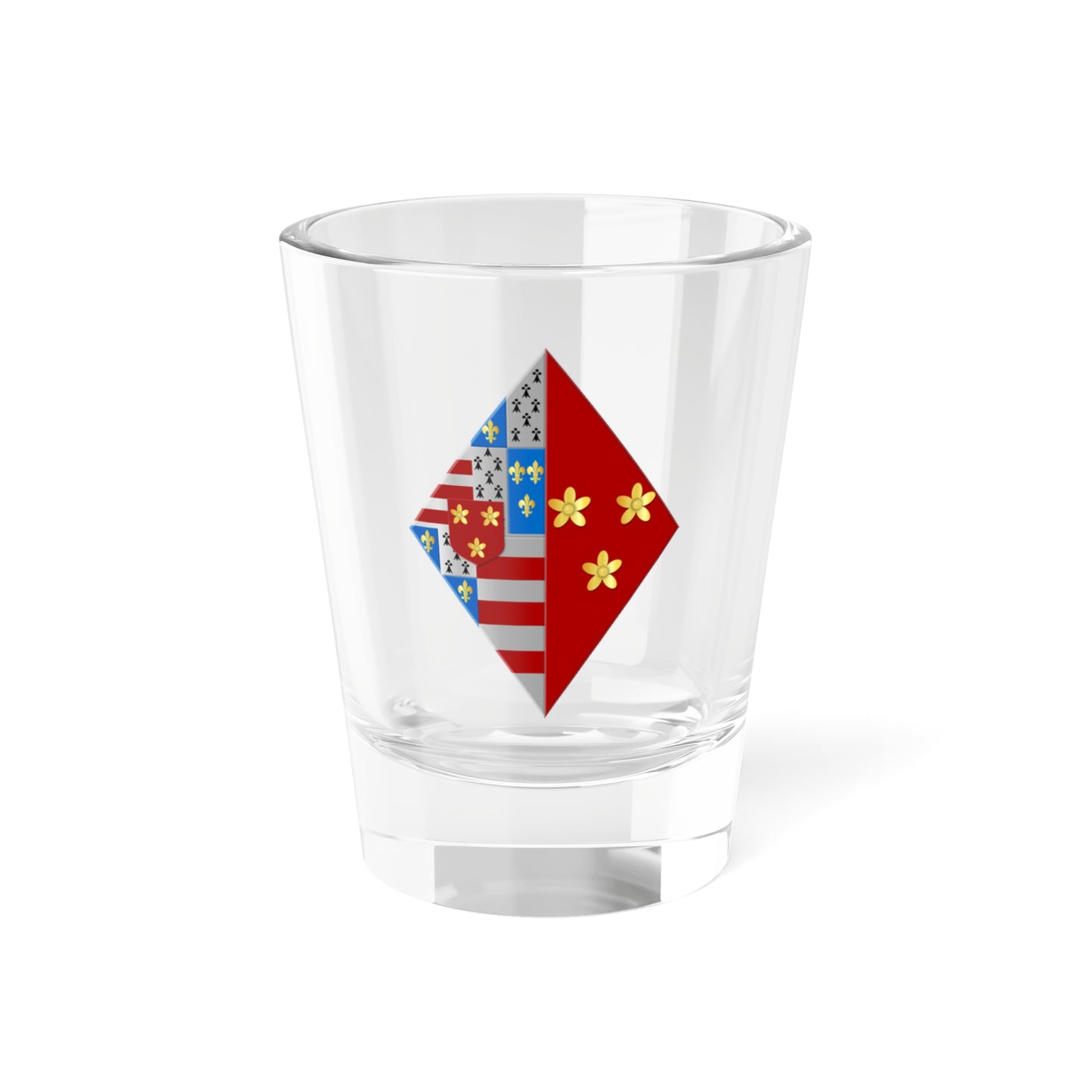Hensies wapen2 (Belgium) (Coat of Arms) Shot Glass 1.5oz