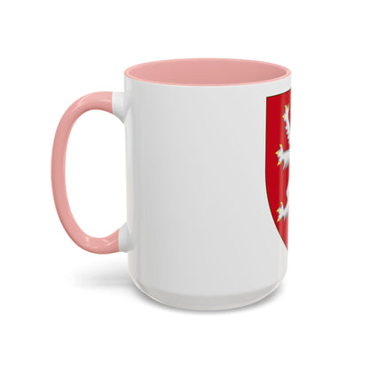 Coat of arms of the House of Luxembourg-Bohemia - Accent Coffee Mug