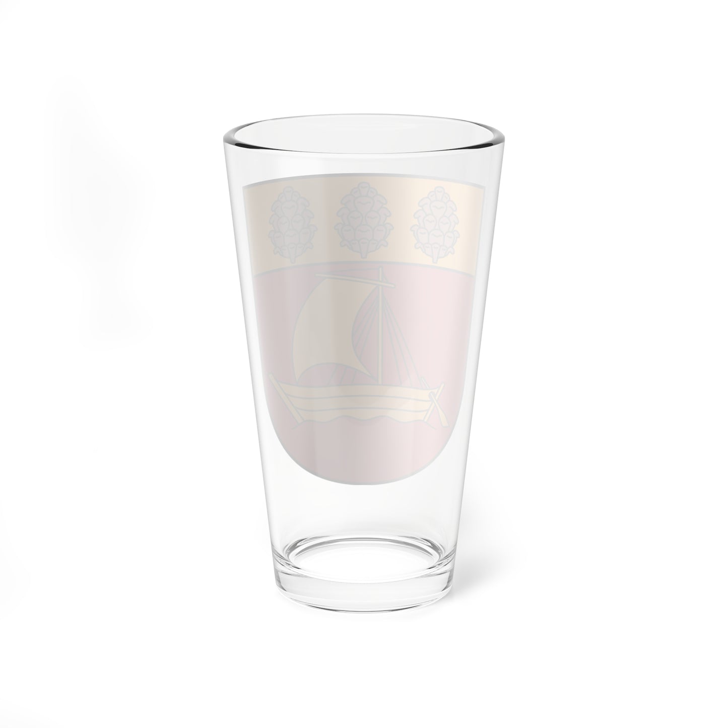 Coat of Arms of Valdemārpils (Latvia) (Coat of Arms) Pint Glass 16oz