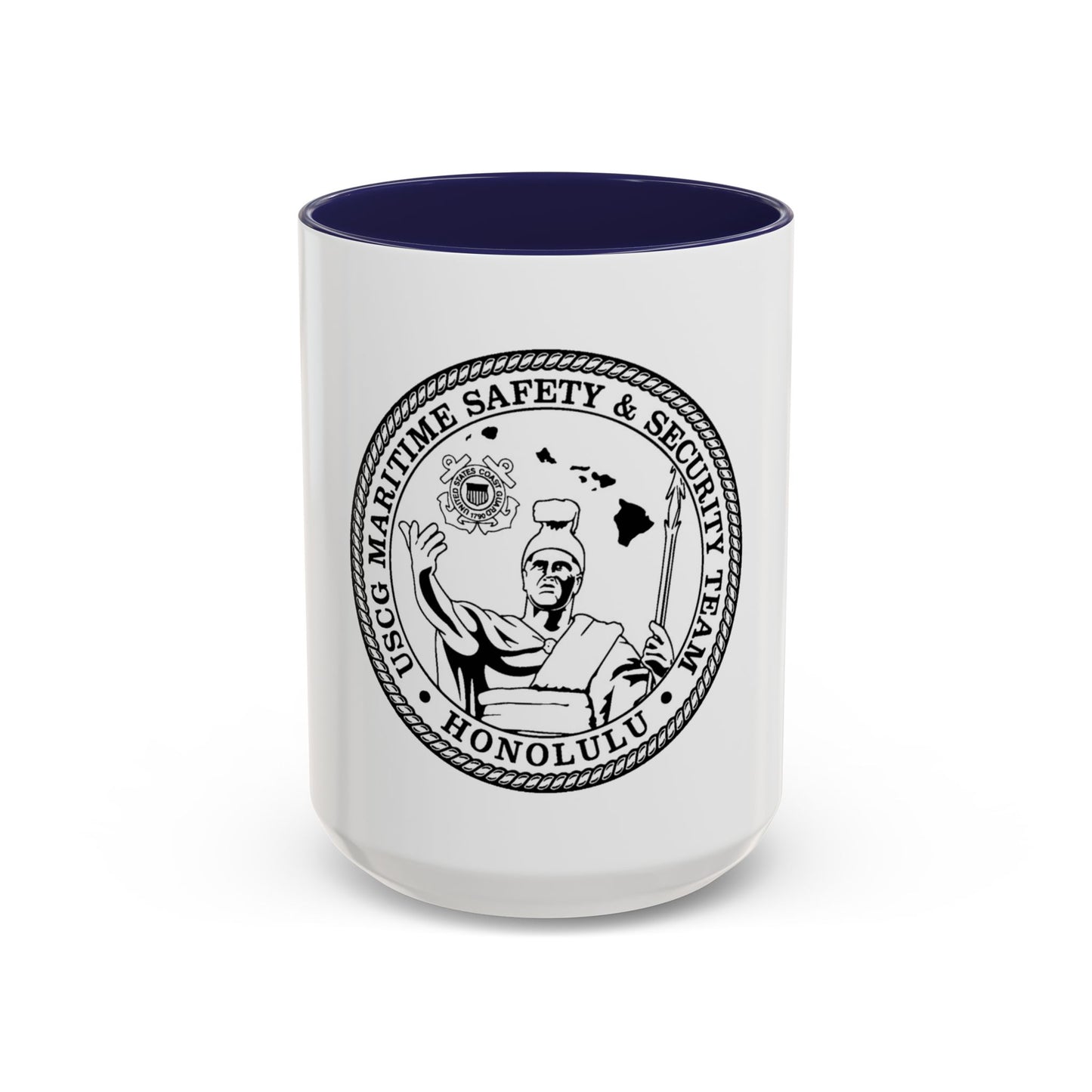 USCG MSST Honolulu (U.S. Coast Guard) Accent Coffee Mug