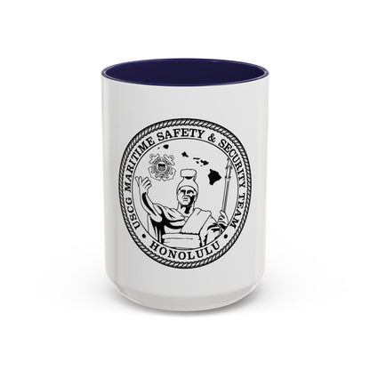 USCG MSST Honolulu (U.S. Coast Guard) Accent Coffee Mug