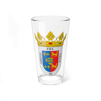 Escudo de Abiego (Spain) (Coat of Arms) Pint Glass 16oz