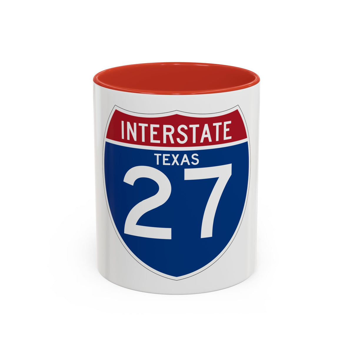 Interstate 27 (U.S. Highways) Accent Coffee Mug