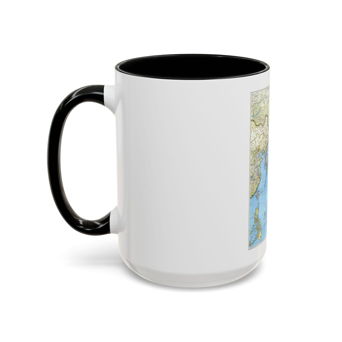 Japan and Adjacent Regions (1944) (Map) Accent Coffee Mug