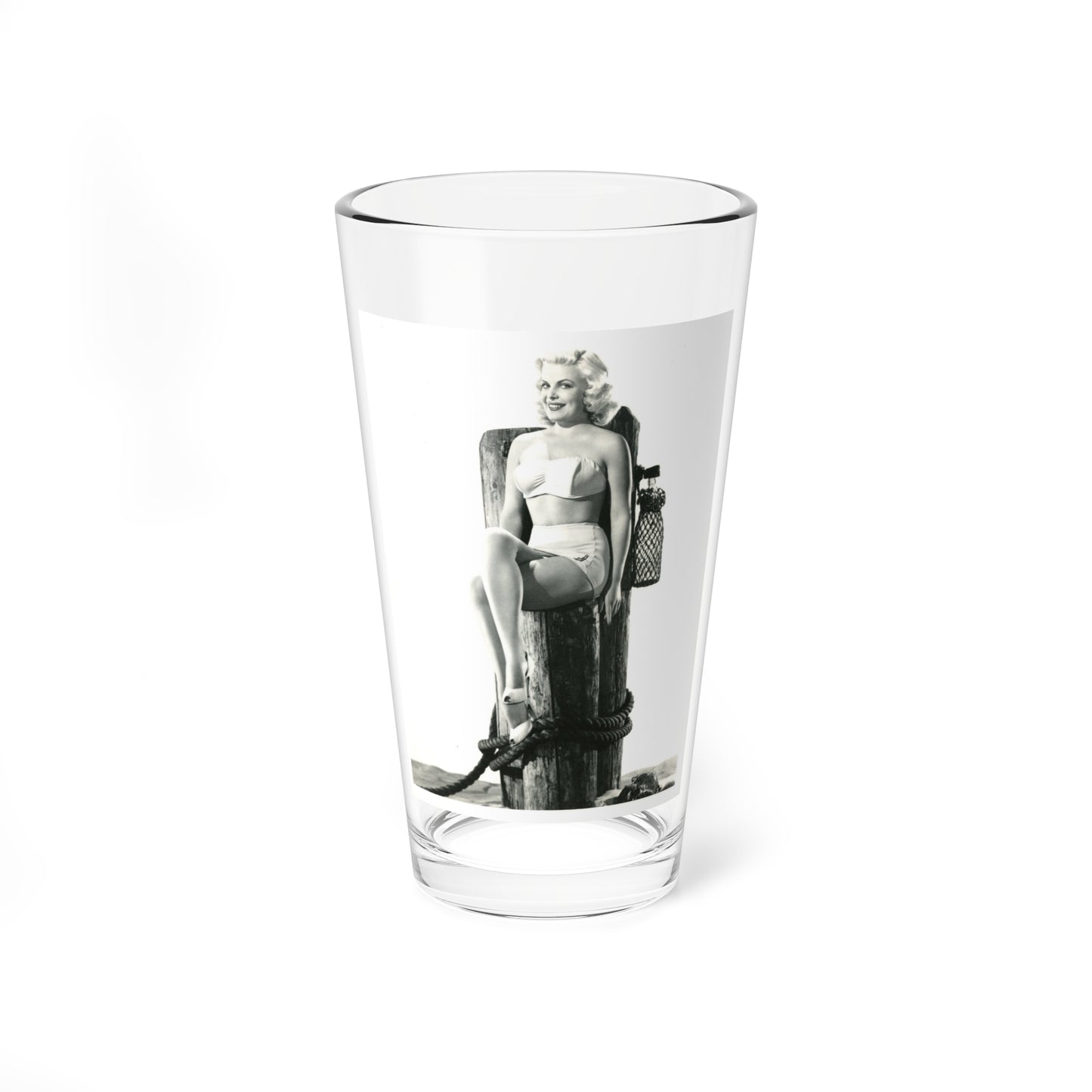 Cleo Moore #80 (Vintage Female Icon) Pint Glass 16oz