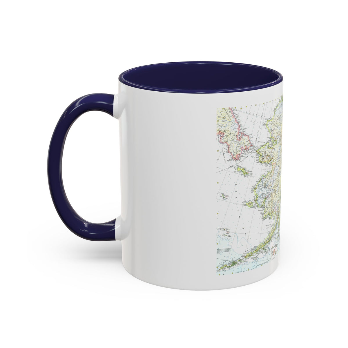 USA - Alaska (1959) (Map) Accent Coffee Mug