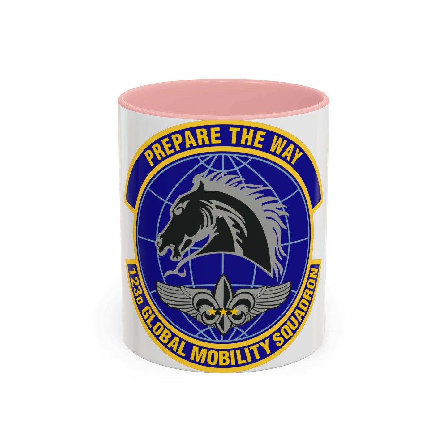 123d Global Mobility Squadron (U.S. Air Force) Accent Coffee Mug