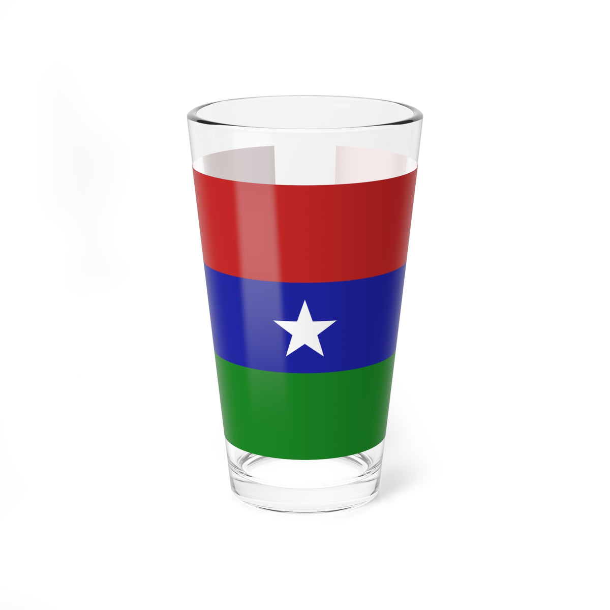 Bandera del Municipio Santos Marquina (Venezuela) Pint Glass 16oz