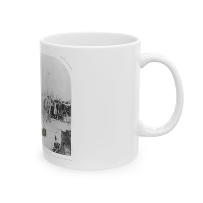 View Of Indiana Artillery, Port Hudson, La (U.S. Civil War) White Coffee Mug
