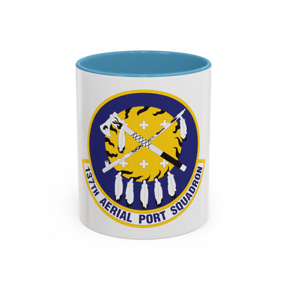 137th Aerial Port Squadron (U.S. Air Force) Accent Coffee Mug