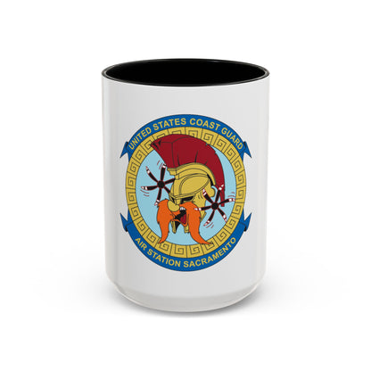USCG AS Sacramento CA (U.S. Coast Guard) Accent Coffee Mug